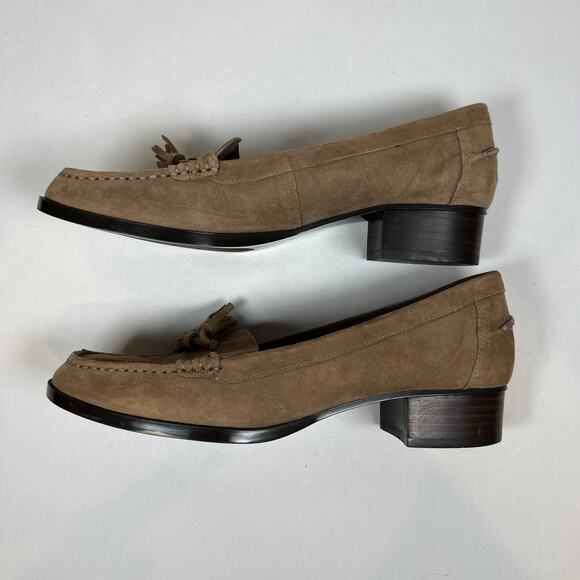 Lauren Ralph Lauren Suede Loafers Women's 9.5 Pomona Tassel Academia Preppy - Picture 4 of 10